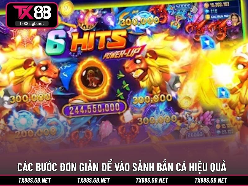 Các bước đơn giản để vào sảnh bắn cá hiệu quả