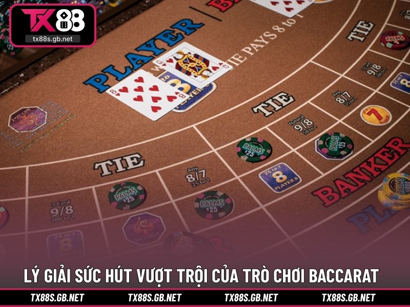 Lý giải sức hút vượt trội của trò chơi baccarat