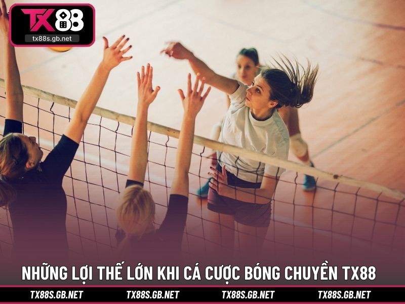 Những lợi thế lớn khi cá cược bóng chuyền TX88