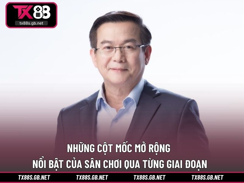 Những cột mốc mở rộng nổi bật của sân chơi qua từng giai đoạn